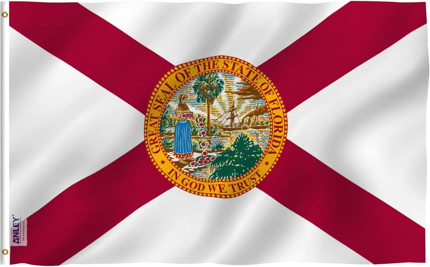 ANLEY American US State Flag Polyester 36 x 60 in. House Flag