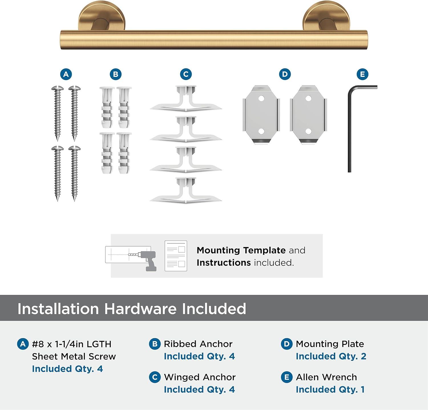 Amerock Arrondi Wall Mounted Towel Bar