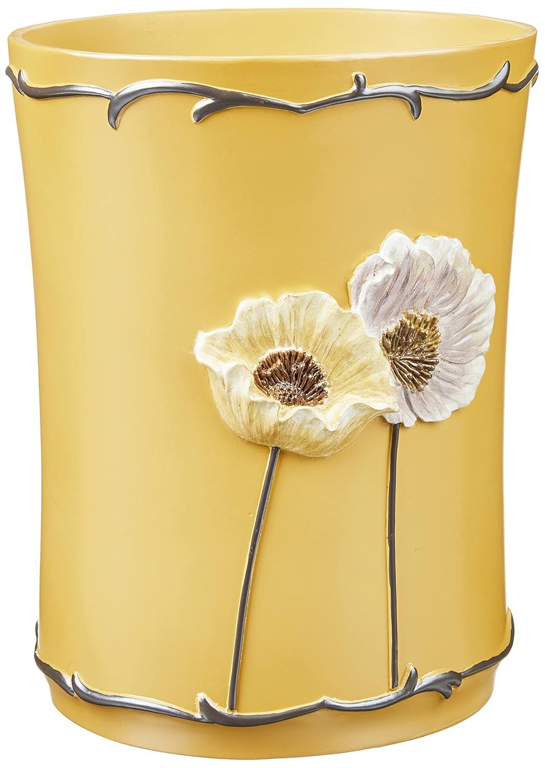 Popular Bath Plastic Open Waste Basket - 4 Gallons