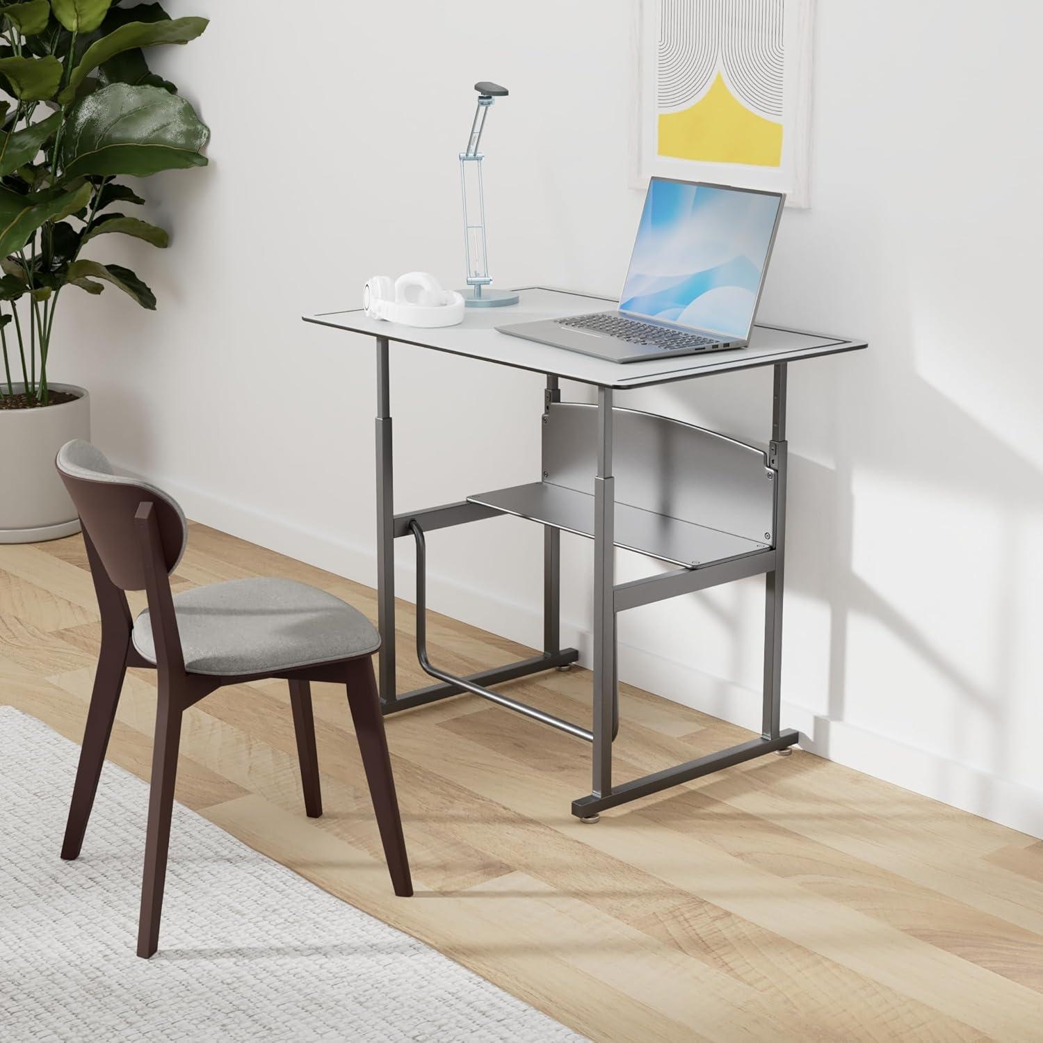 Safco Products Company AlphaBetter® Metal Adjustable Height Open Front Desk & Reviews | Wayfair