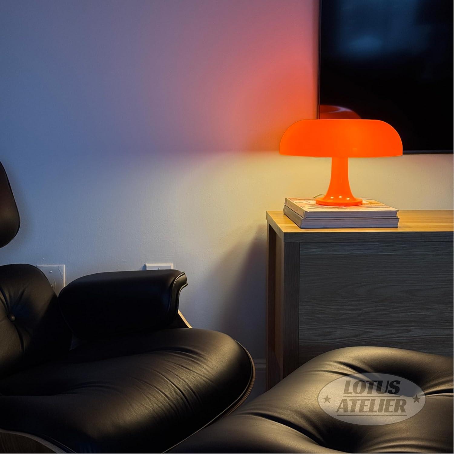 Virwir Mushroom Lamp Retro Vintage Table Lamp Elegant Aesthetic 20W Bedside Night Light for Women Kids Gifts