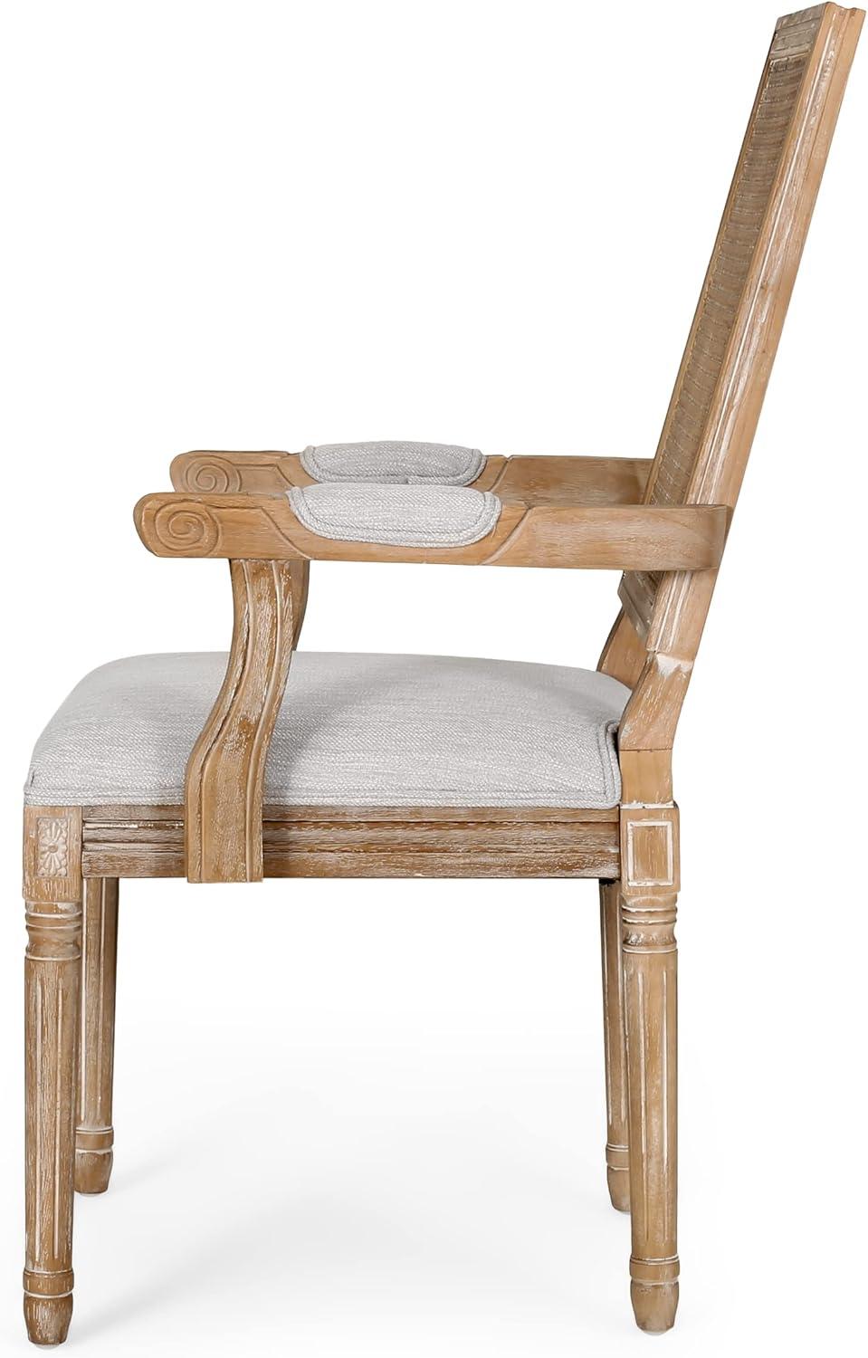 Christopher Knight Home Maria DINING CHAIR SETS, Light Grey + Natural