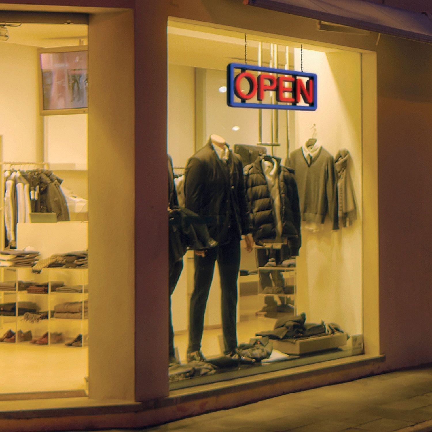 Mystiglo LED Swivel Open Sign