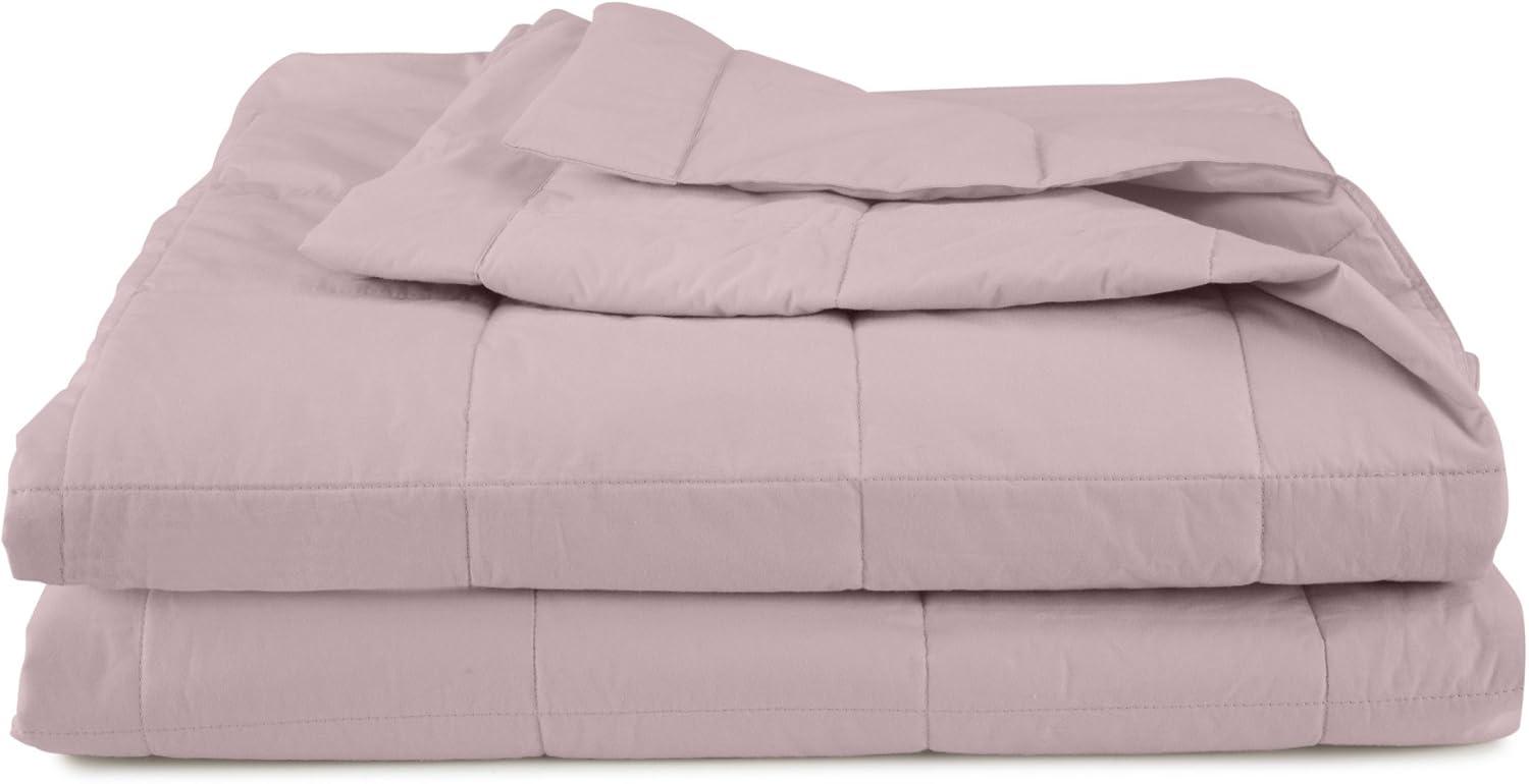 Full Pink Organic Cotton Reversible Blanket