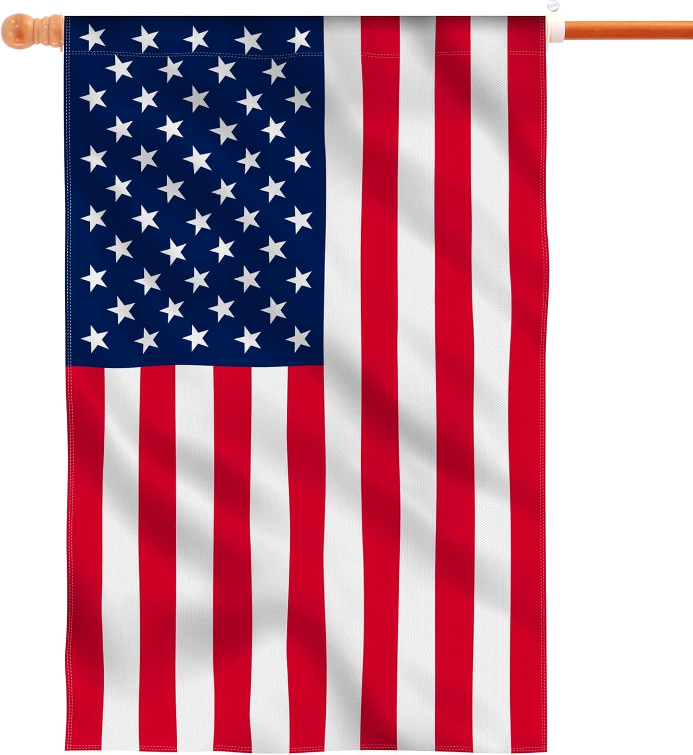 Anley Rip-Proof American USA House Flag 28 x 40 In - US United States July 4th Independence Day House Flags