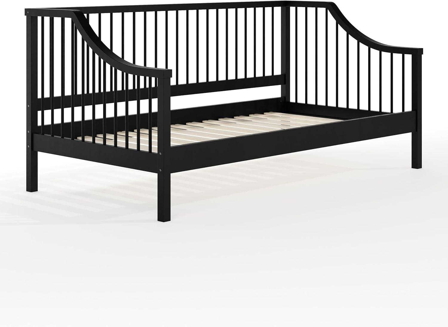 Martha Stewart Martha Stewart Neely Wooden Platform Daybed With Spindles And Wood Slat Foundation