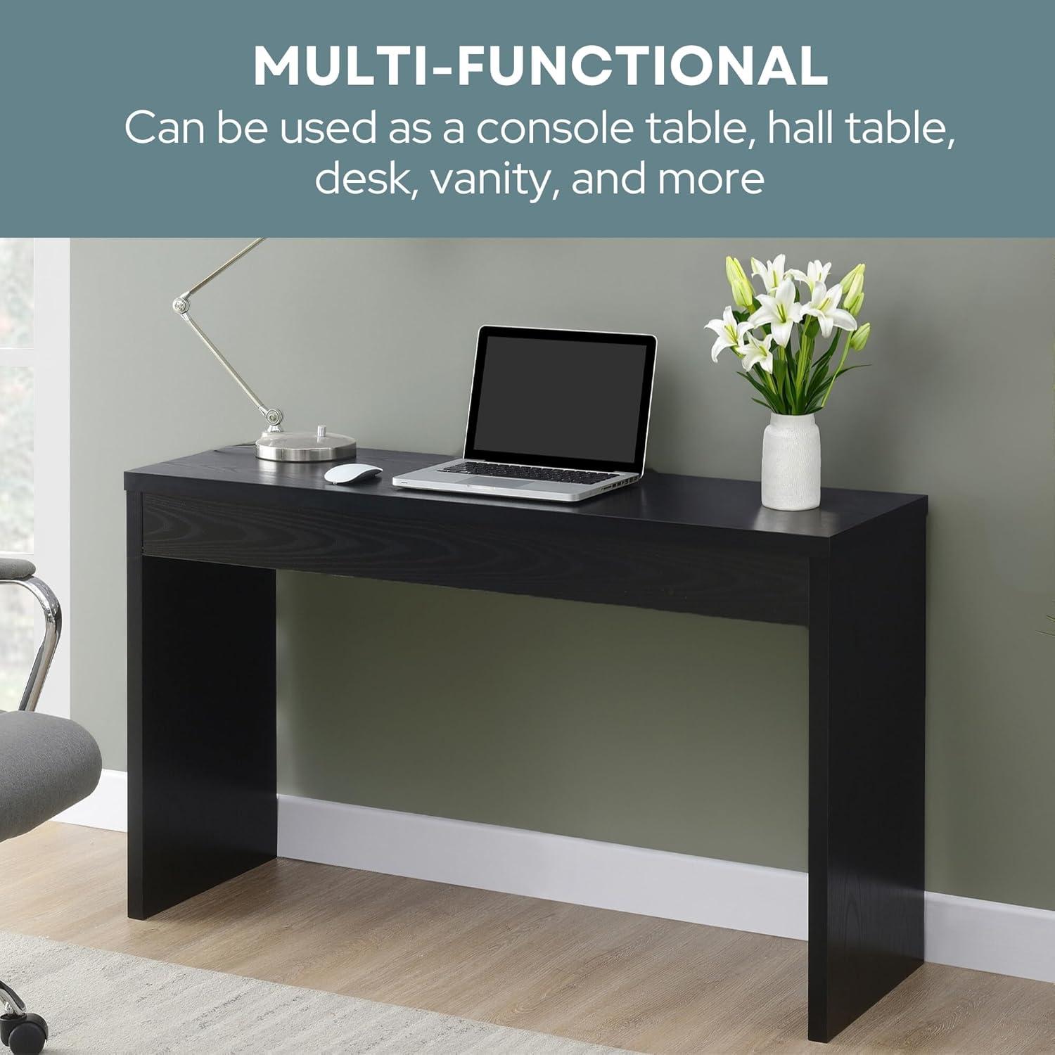 Convenience Concepts Northfield Hall Console in Black Wood Finish