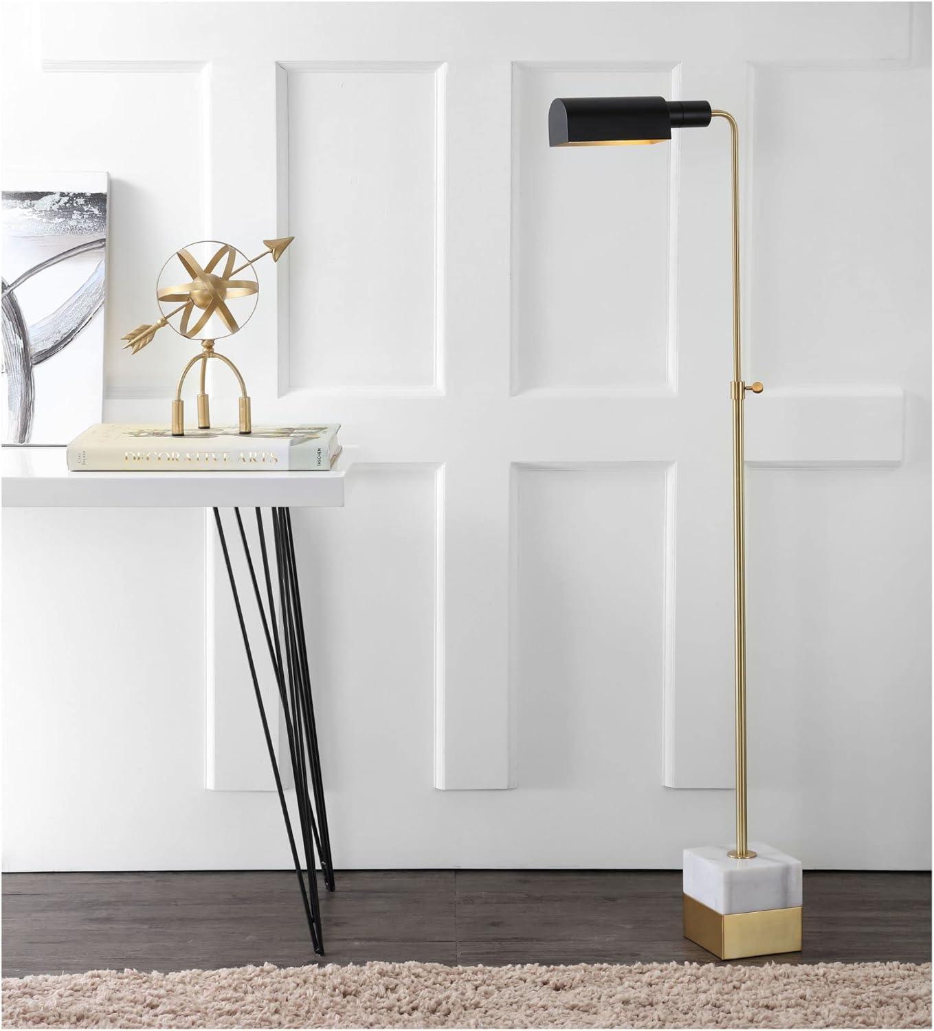 Jonathan Y Lighting Jyl3029 Iva 1 Light 41" Tall Led Arc Floor Lamp - Gold