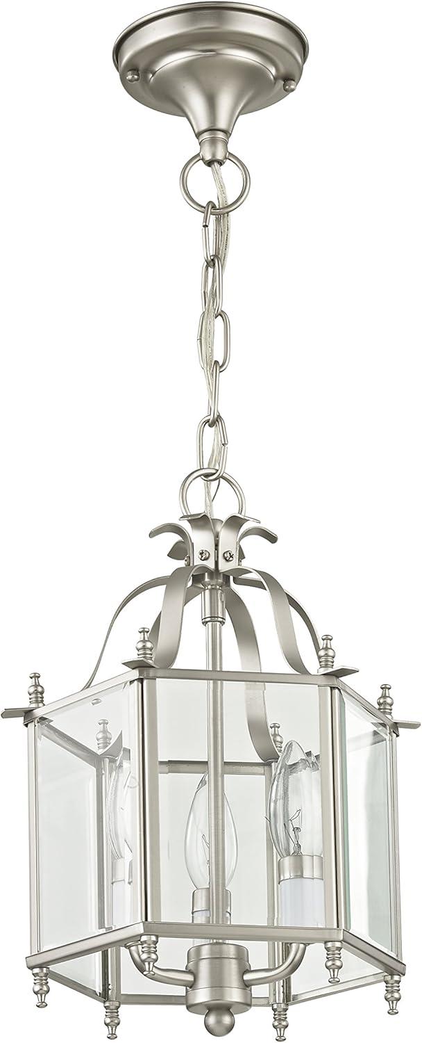 Livex Lighting Livingston 3 - Light Chandelier in  Brushed Nickel