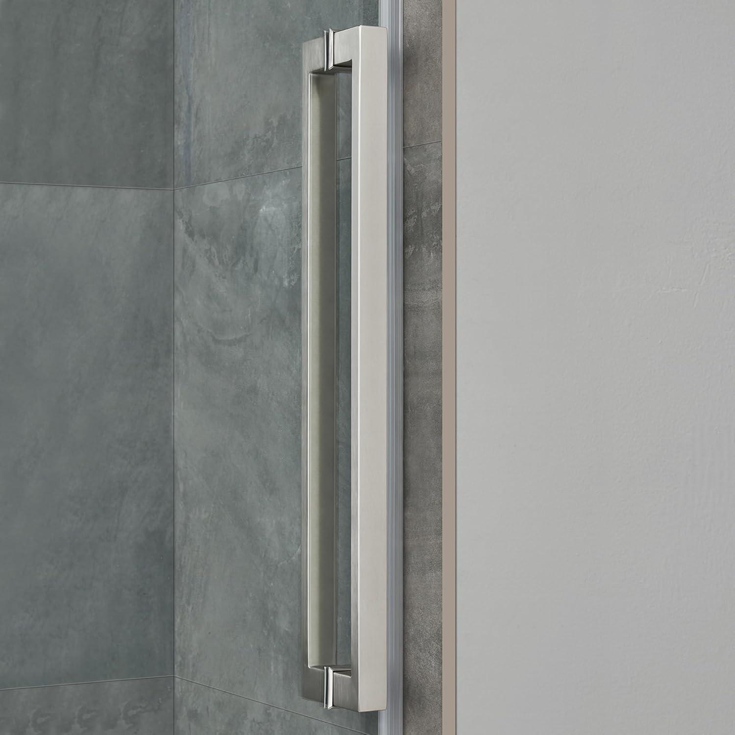 OVE Decors Bel Soft Close Gold 58-in to 60-in x 78.75-in Frameless Sliding Soft Close Shower Door