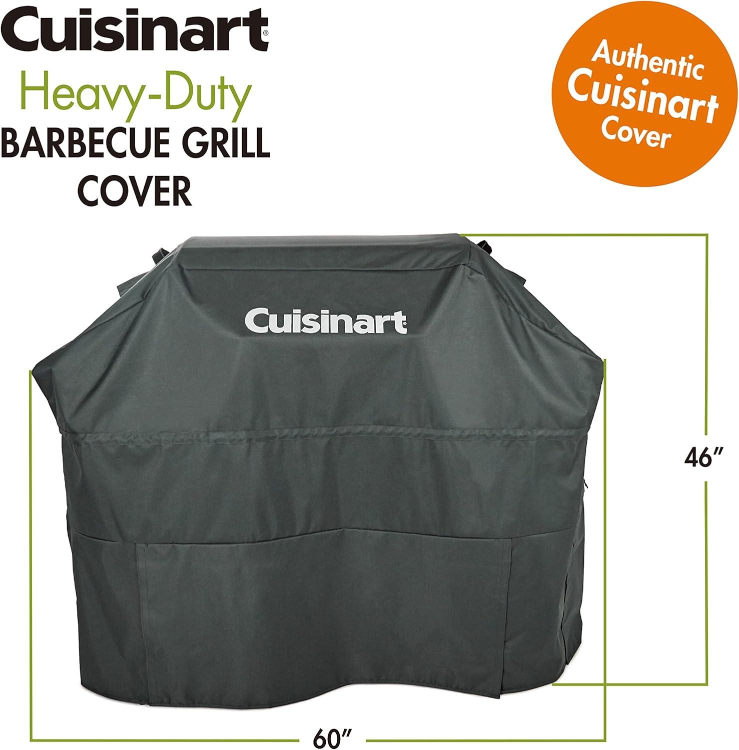 Heavy-Duty Gray 4-5 Burner Gas Grill Cover with UV Protection