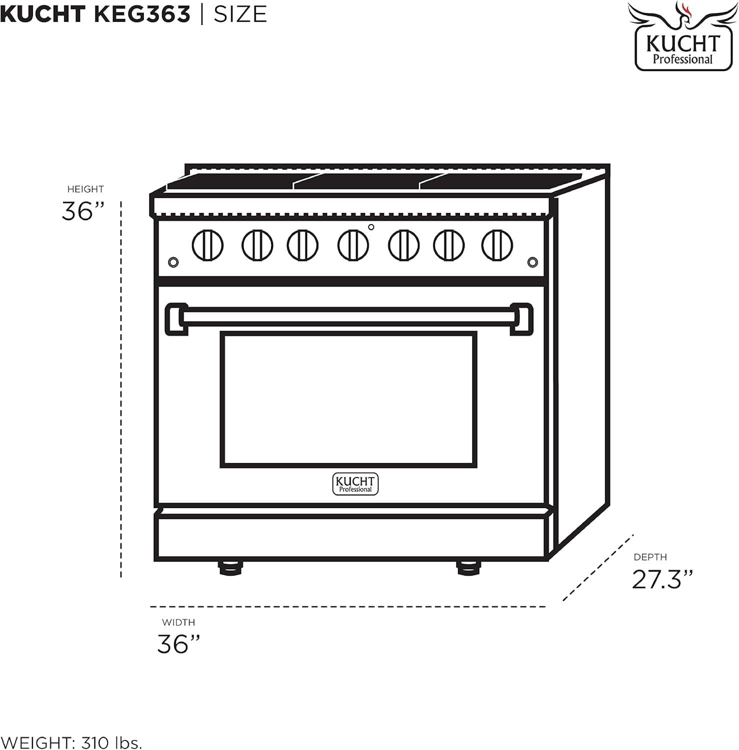 36 in. 5.2 cu. ft. Dual Fuel Range Natural Gas Sealed Burners Titanium Stainless