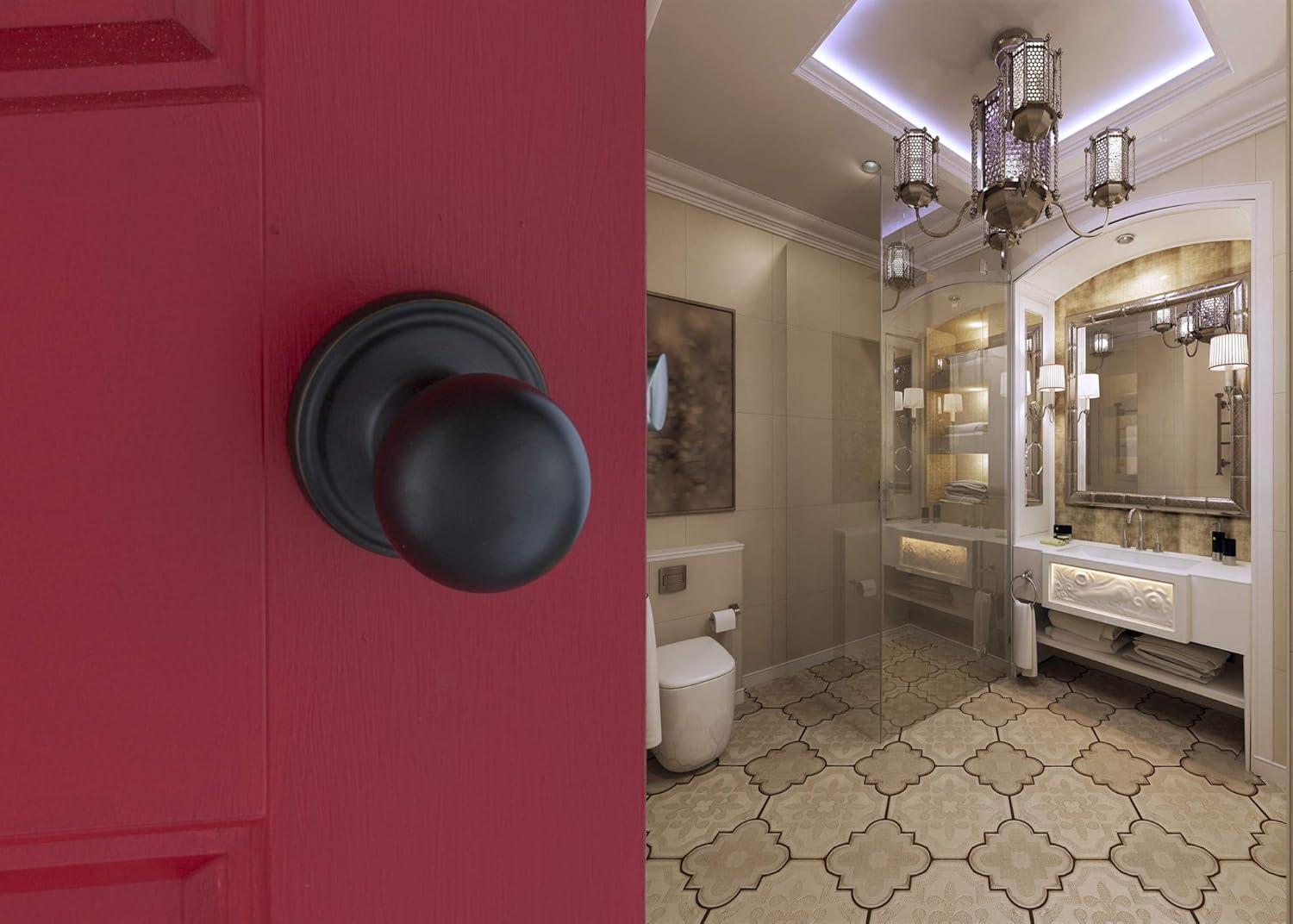 Ball Single Dummy Door Knob with Round Rosette