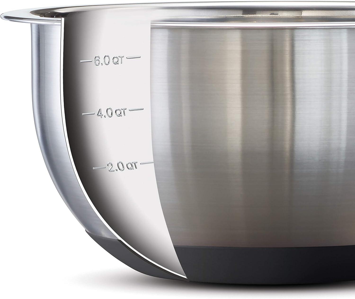 14-Piece Stainless Steel Mixing Bowl Set with Lids