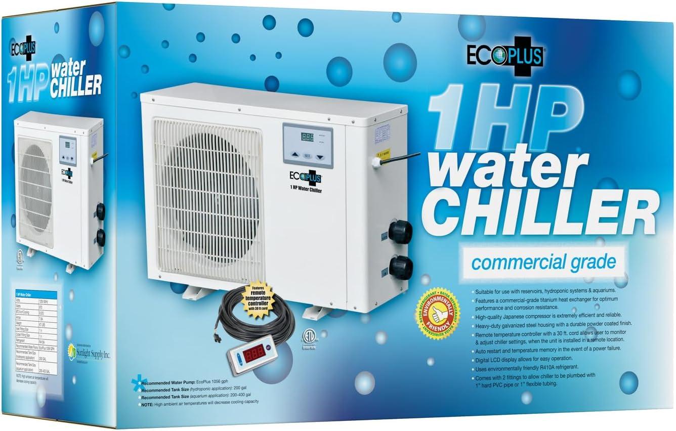 EcoPlus Commercial Grade Water Chiller 1HP