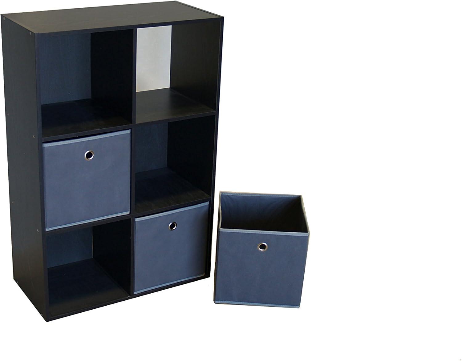 Proman Products Colonial Storage Cubes in Black