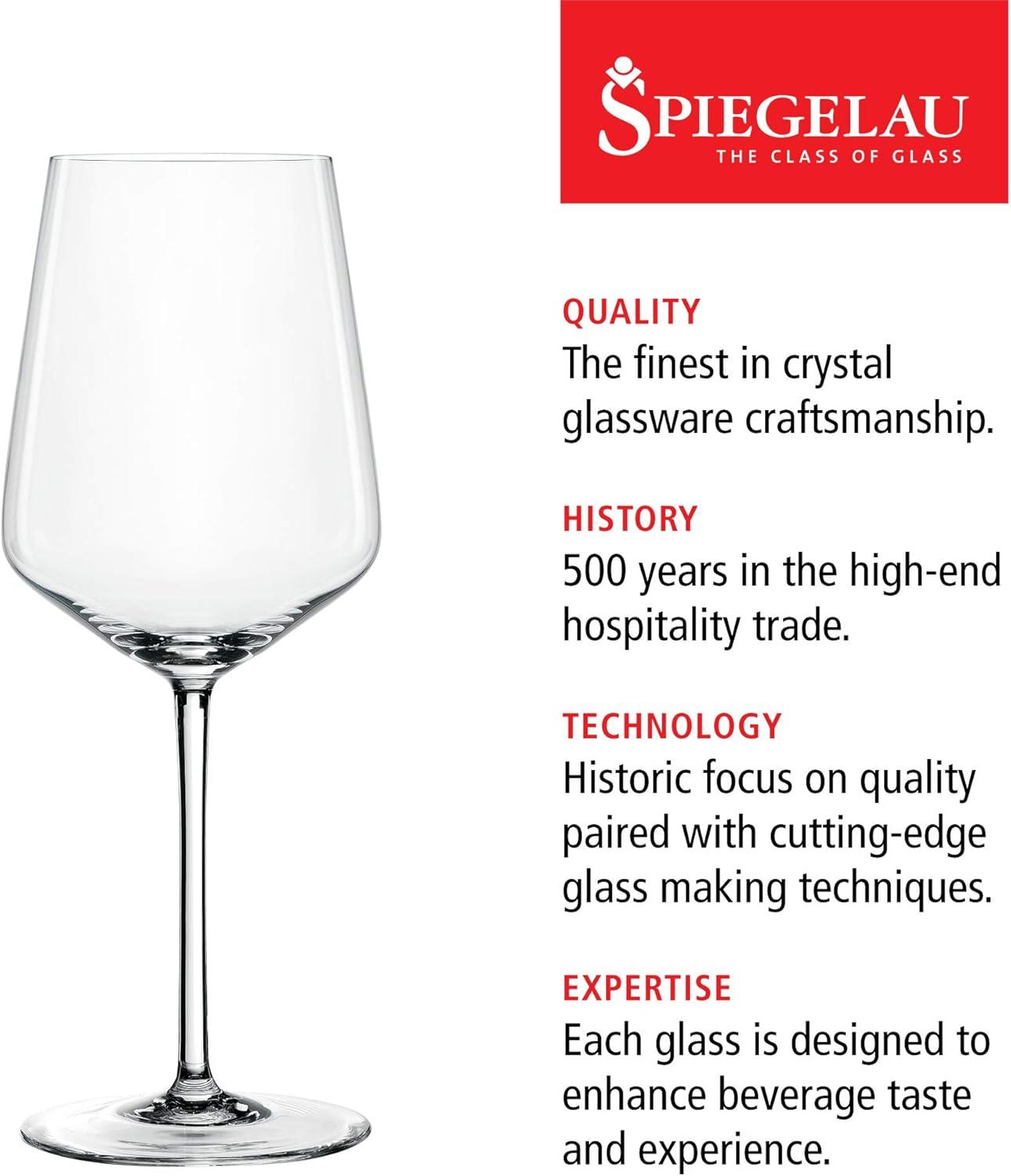 15.5oz. Crystal White Wine Glass Set