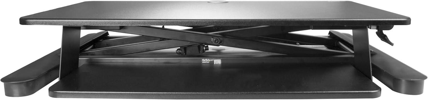 StarTech.com ARMSTSLG Sit Stand Desk Converter - For two Monitors up to 24" or One 30" Monitor - 35" Work Surface - Stand Up Desk - Sit to Stand Desk