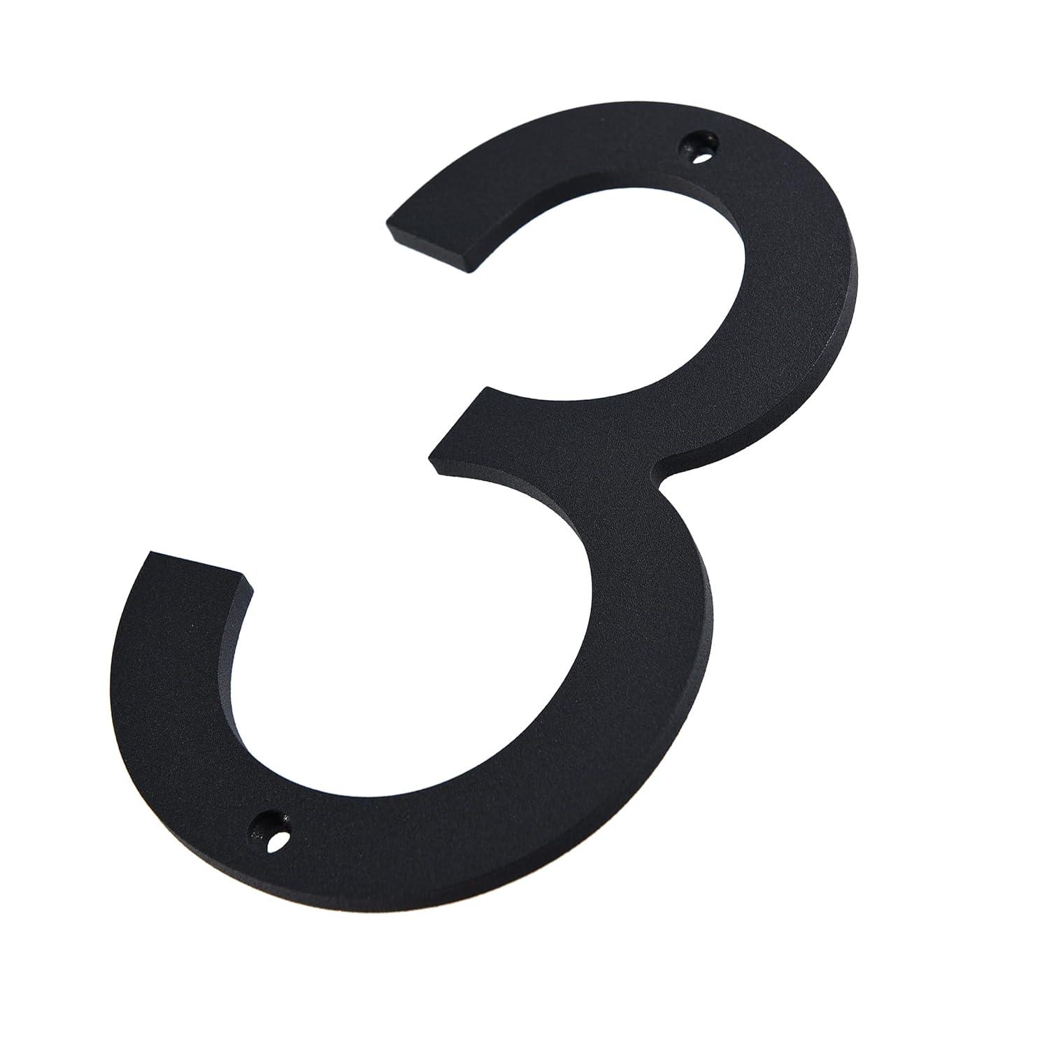 Barton 6'' H Stainless Steel House Number
