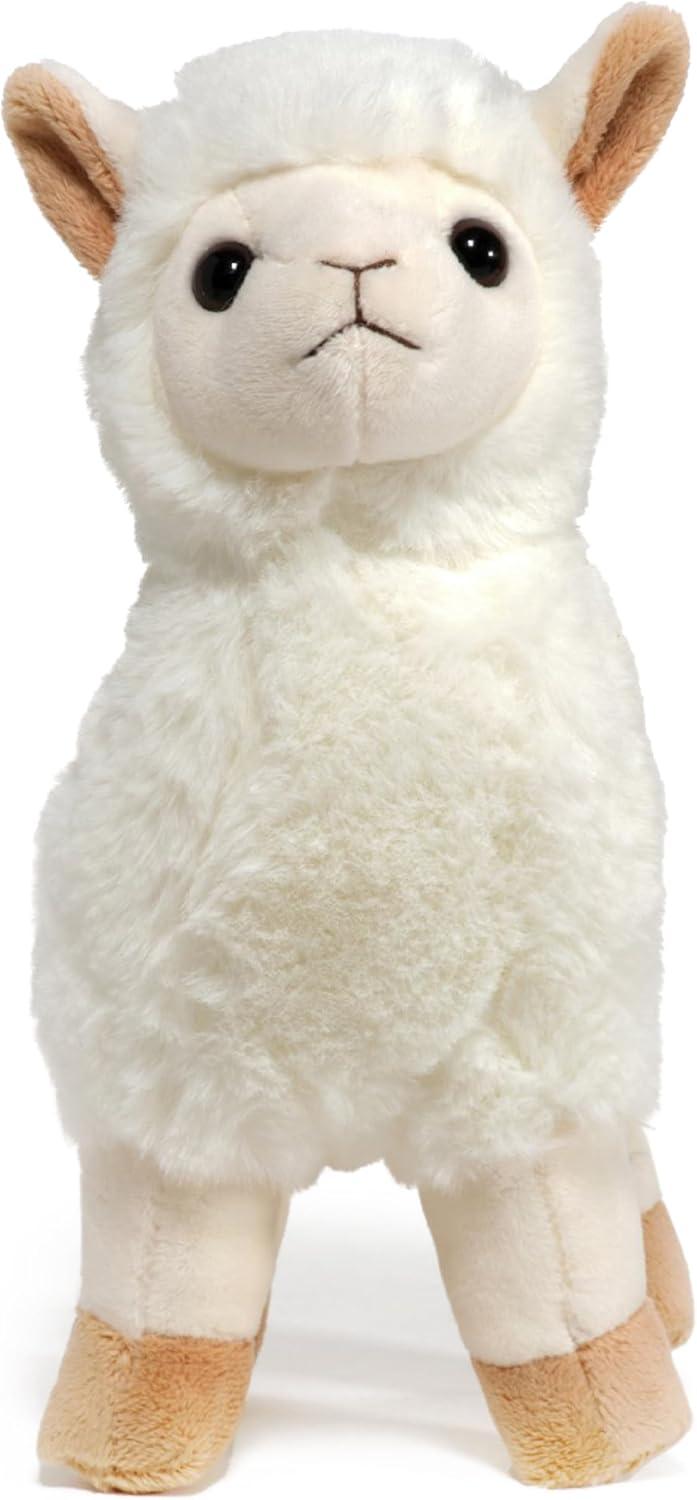 Bearington Alma Plush Stuffed Animal Llama for Boys and Girls, 10 inches