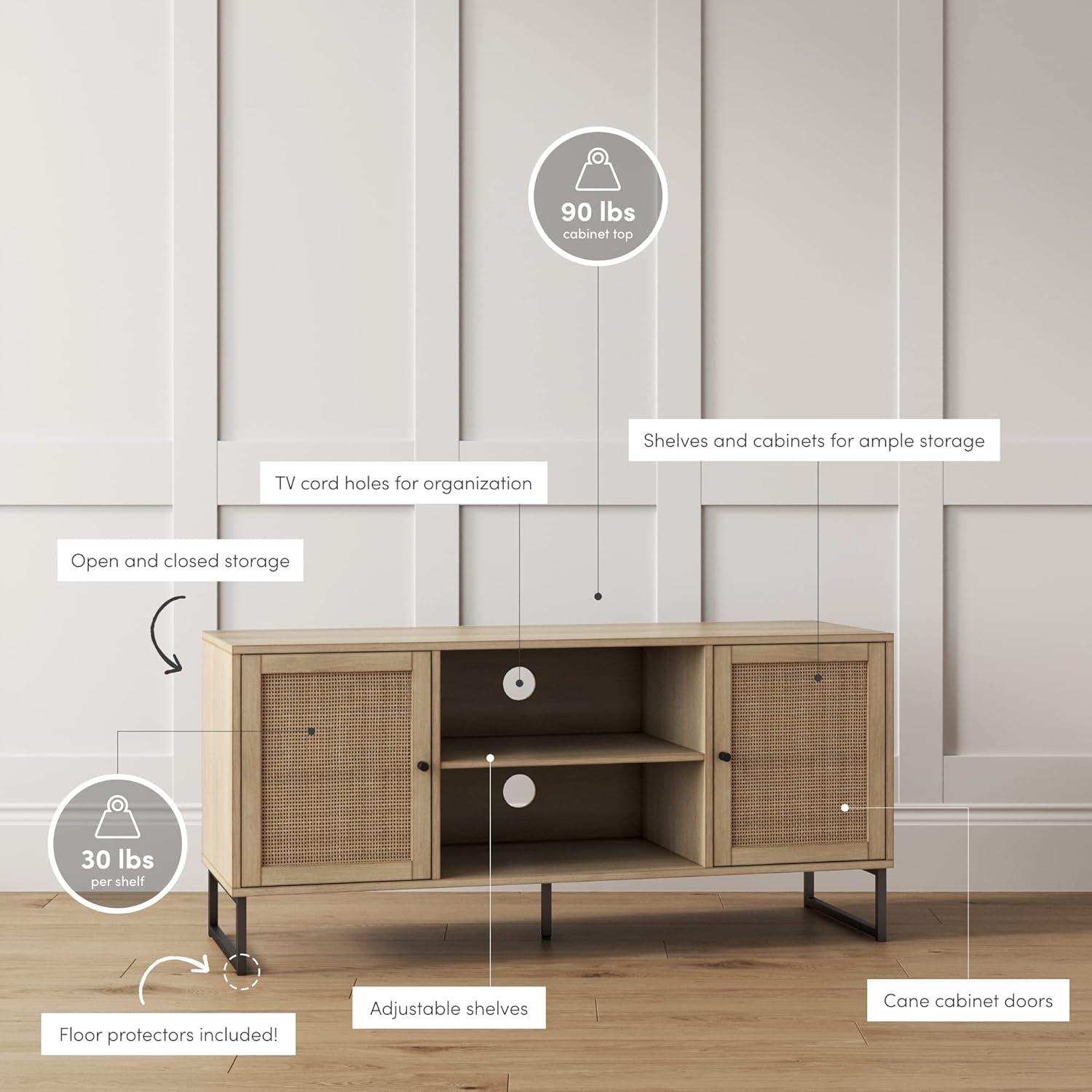 Mina TV Stand for TVs up to 55" (2-Piece Set)