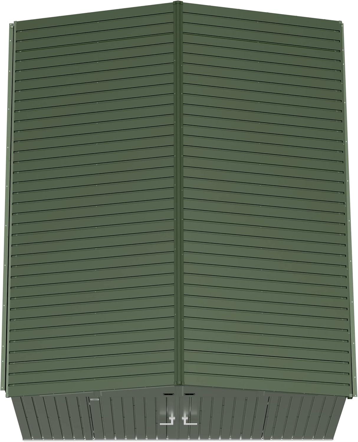 Arrow Scotts Lawn Care Storage Shed, 10x12, Green