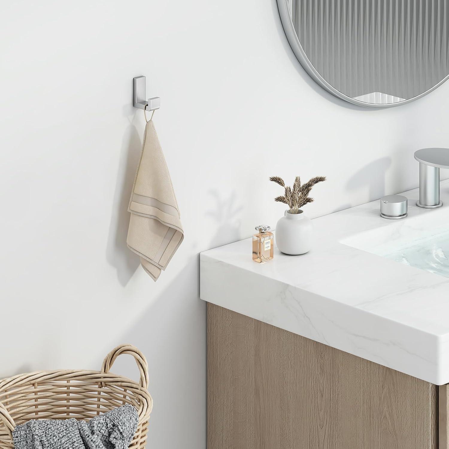 AngleSimple Stainless Steel Bathroom Wall Mounting Robe Hook KA082