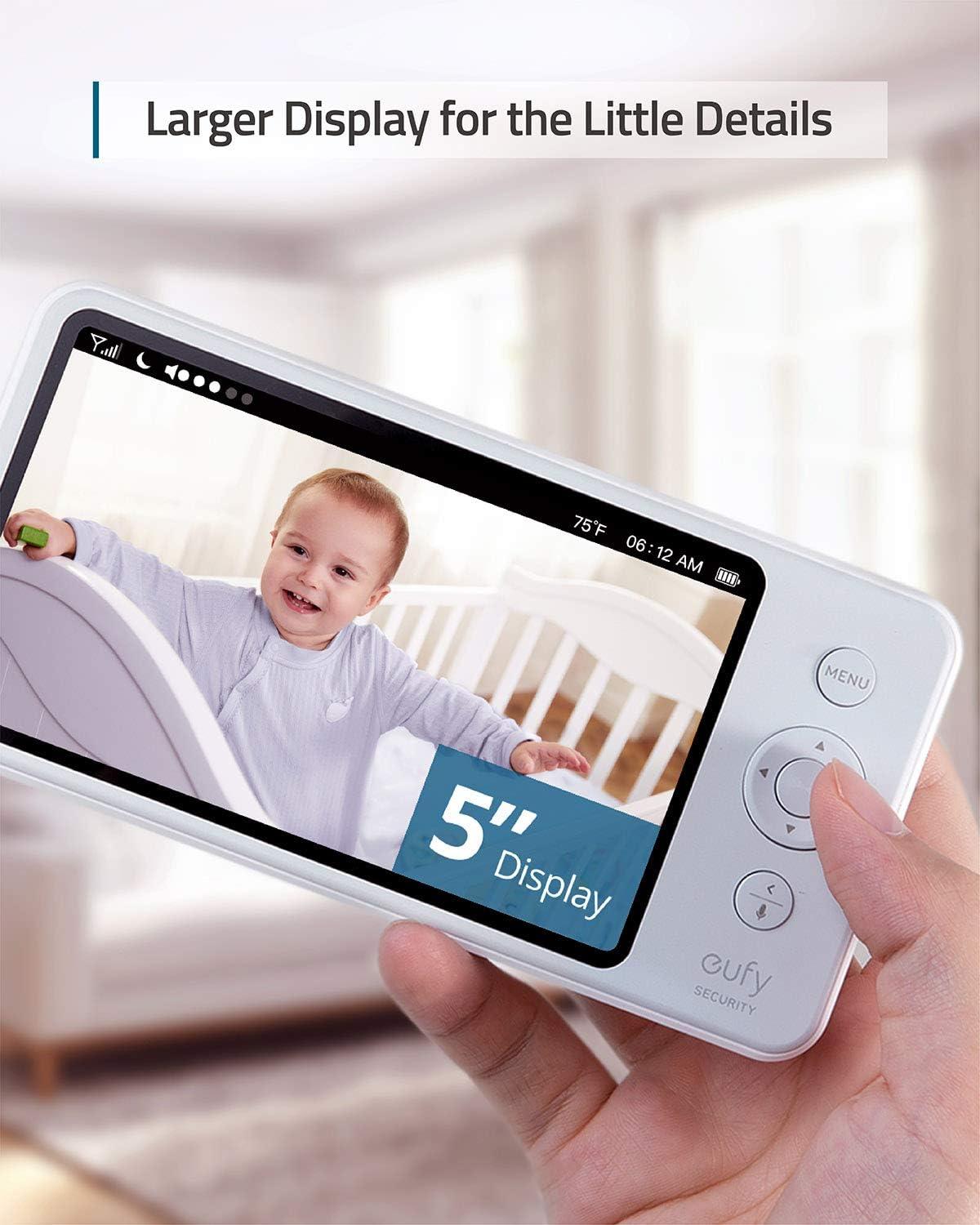 eufy Spaceview Pro Baby Monitor and Camera, 5-inch and 720p LCD Display, E83121D1