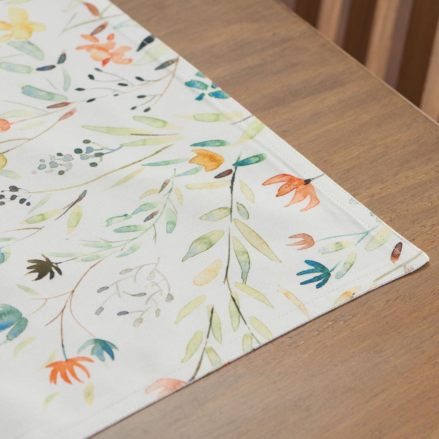 Maison d' Hermine Placemats Set of 4 100% Cotton Washable Cloth Place Mats, Reusable Table Mats for Kitchen Dining Decoration, Party, Wedding, Restaurant Spring/Summer (Limoncello, 13" x 19")