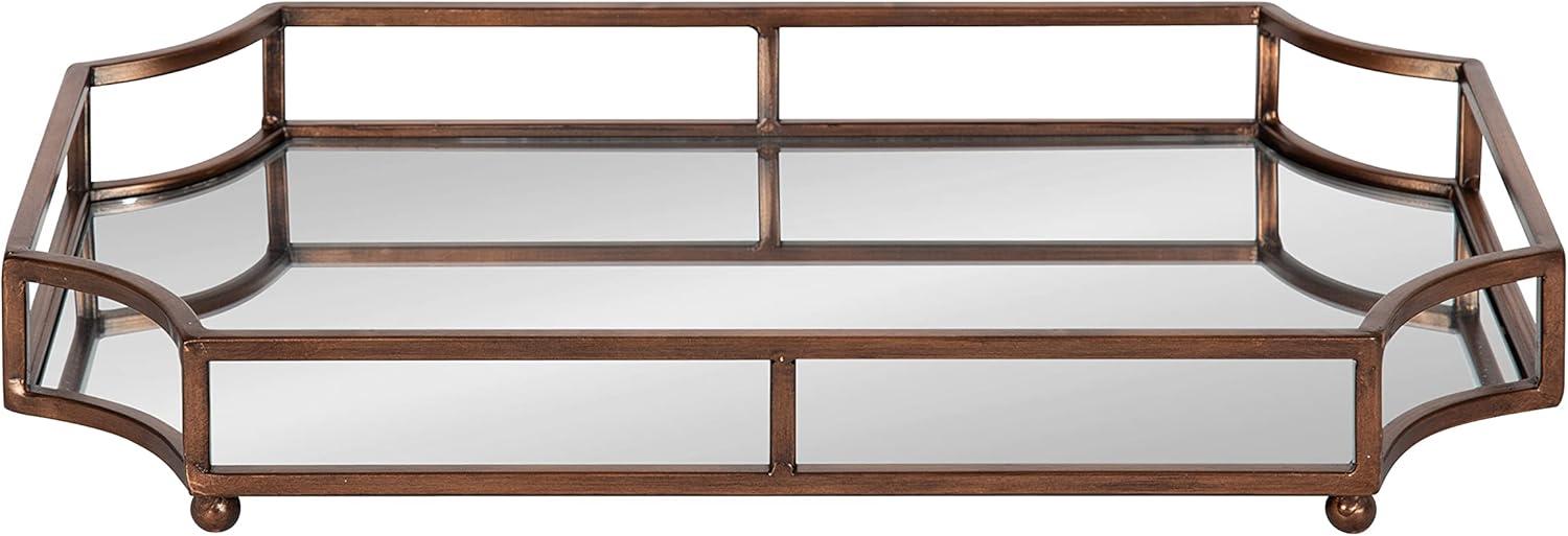 Kate and Laurel Ciel Tray, 19x13x3, Bronze