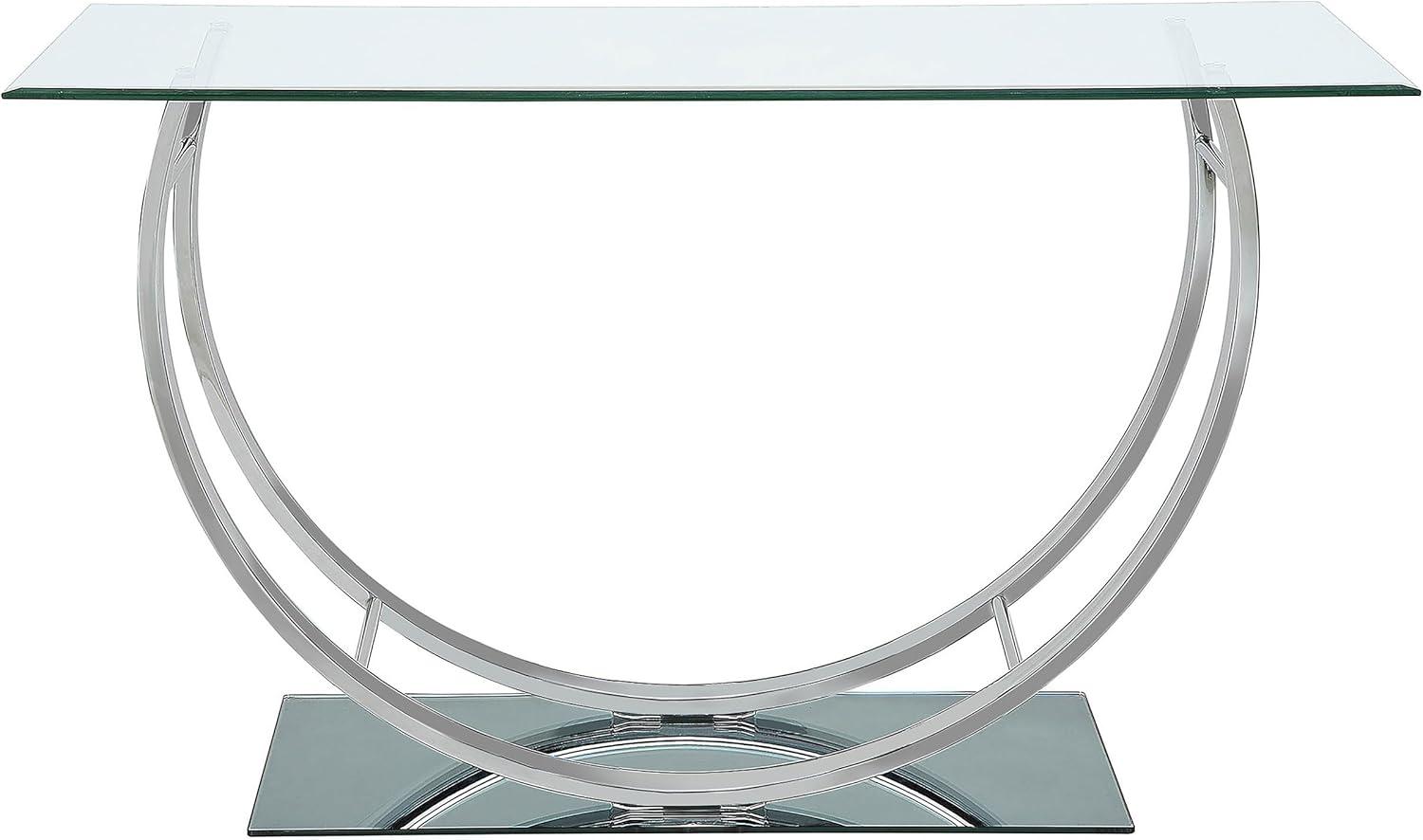 Alma Danville 48'' Glass Top Console Table