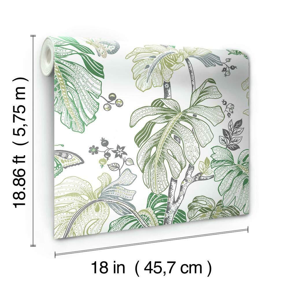 Boho Palm Peel and Stick Wallpaper