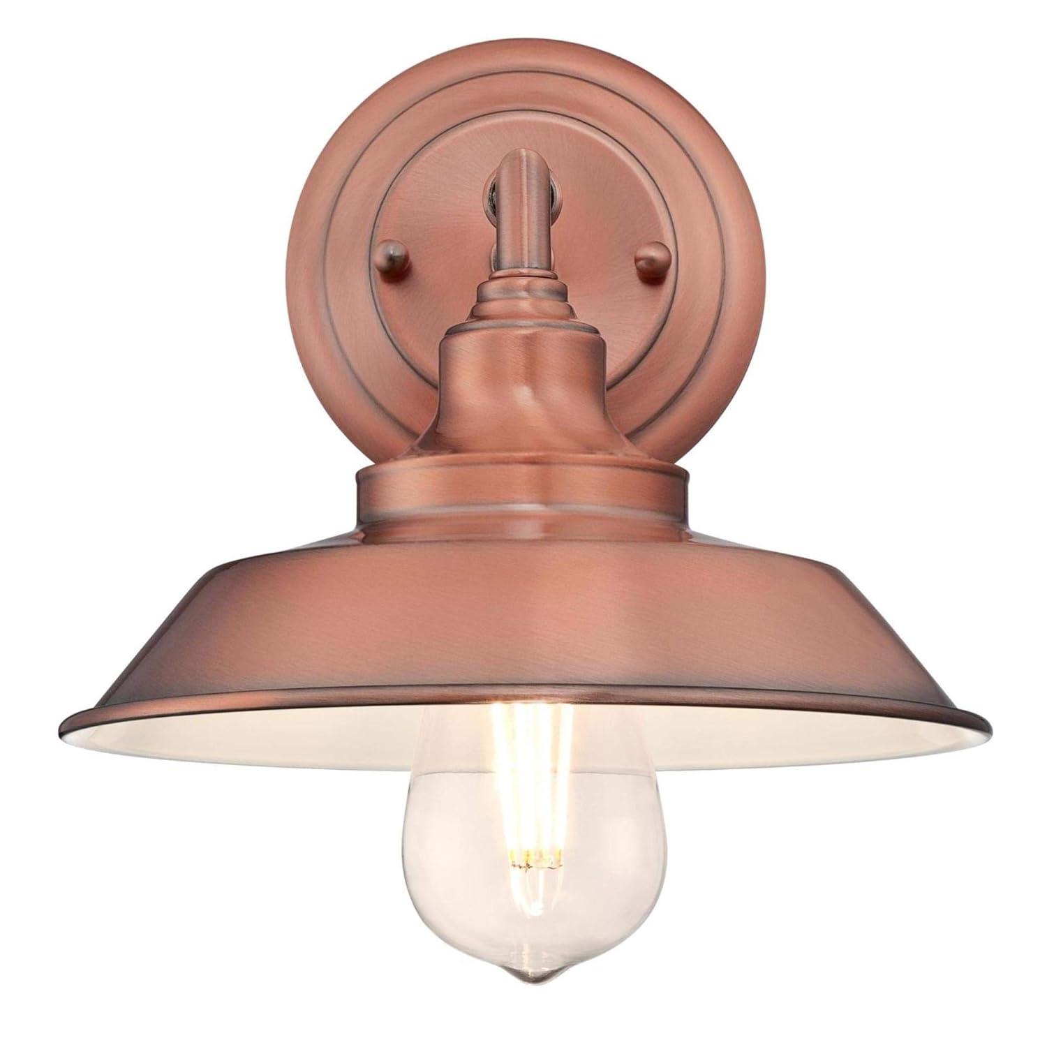 Westinghouse Lighting  Iron Hill One-Light Indoor Wall Fixture - 1-Light Washed Copper