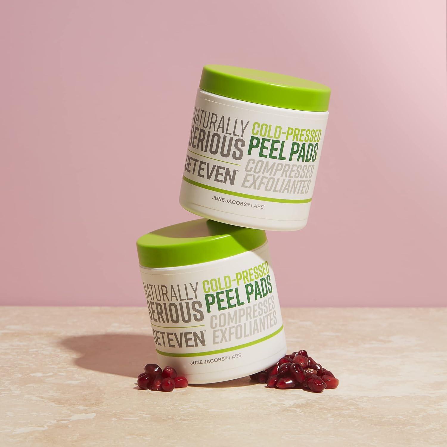 Organic Cold-Pressed Exfoliating Peel Pads with Oatmeal