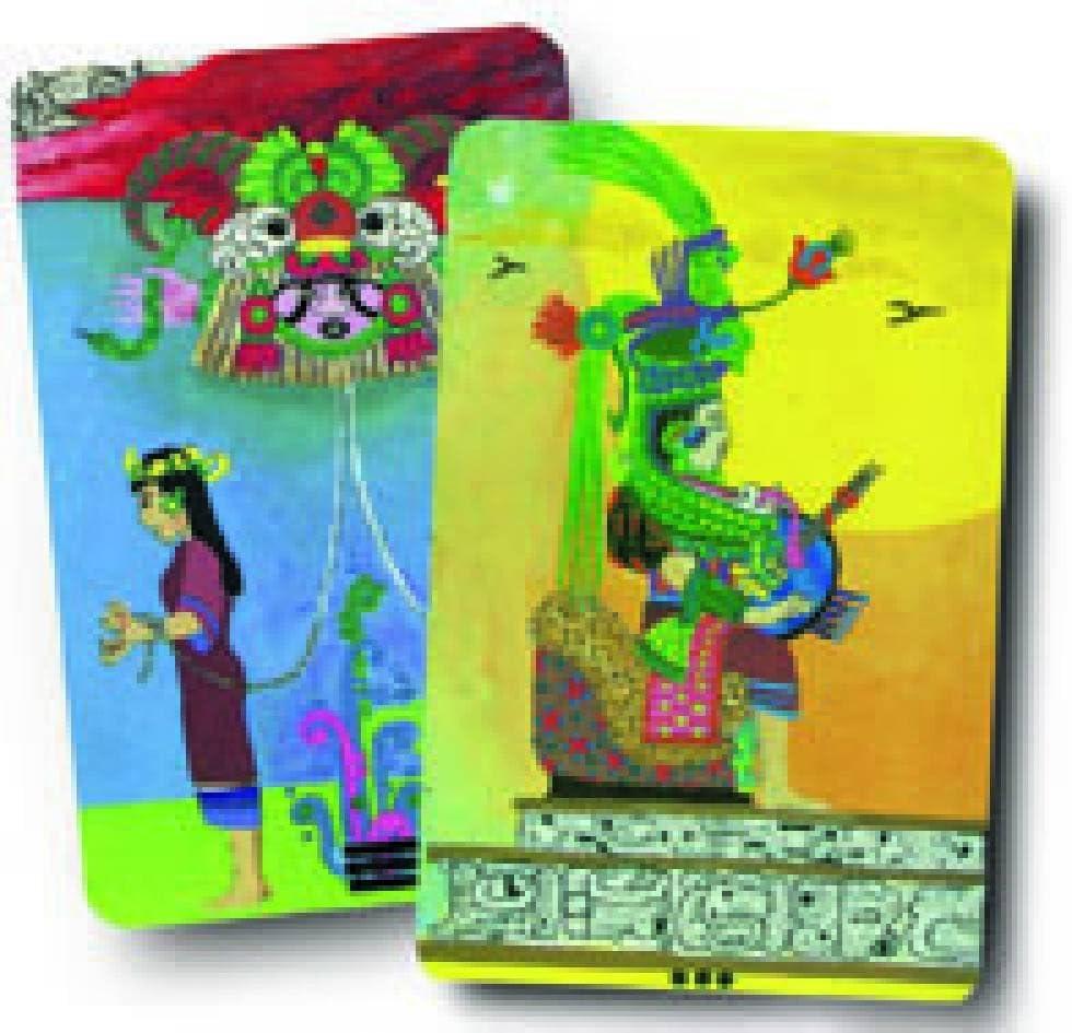 Xultun Mayan Tarot Deck with Multilingual Card Titles