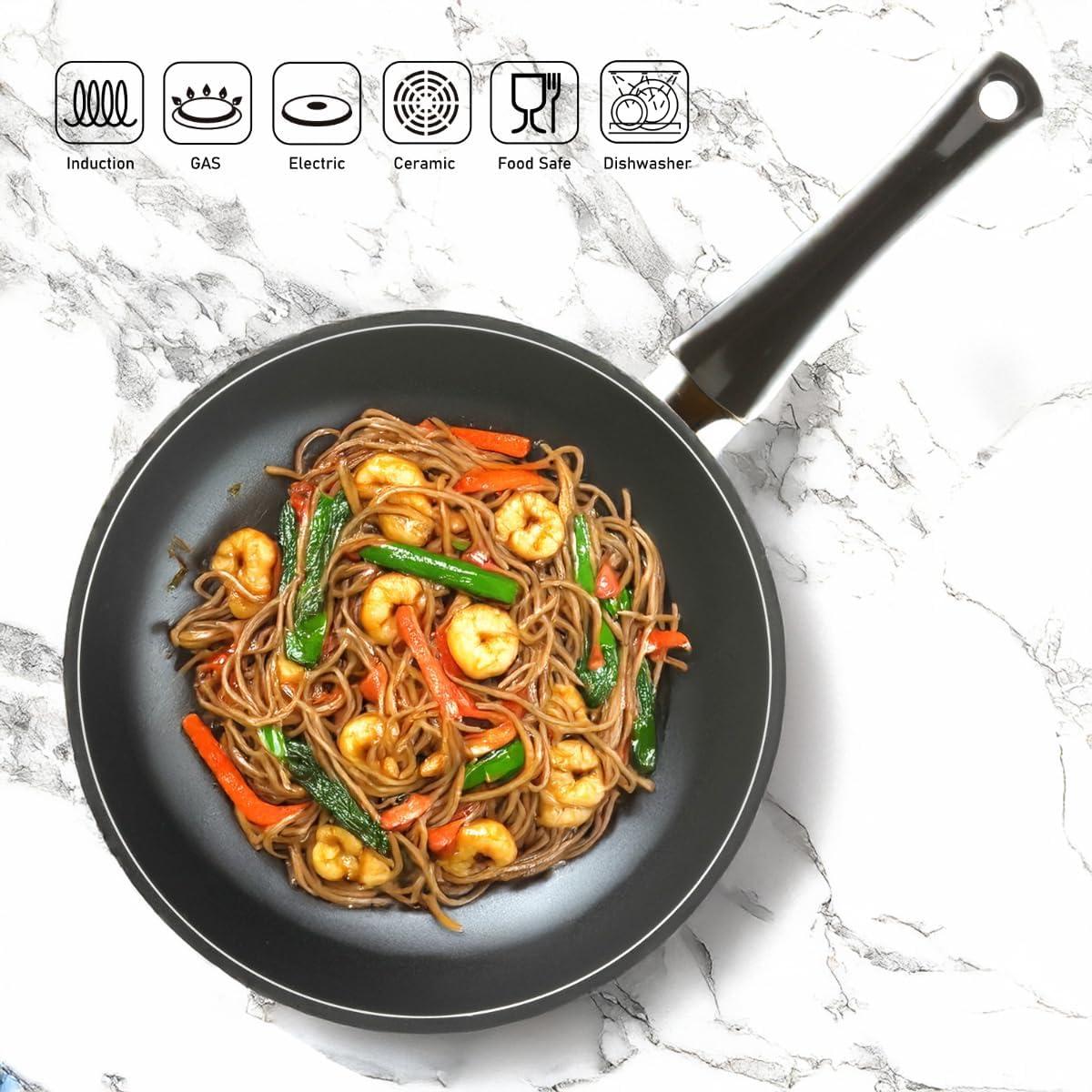 TECHEF Blooming Flower - 12" Nonstick Wok/Stir-Fry Pan