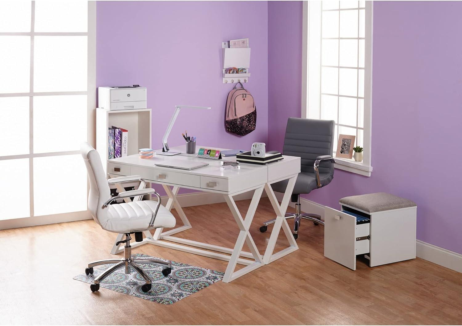 Realspace® Keri 48"W Writing Desk, White