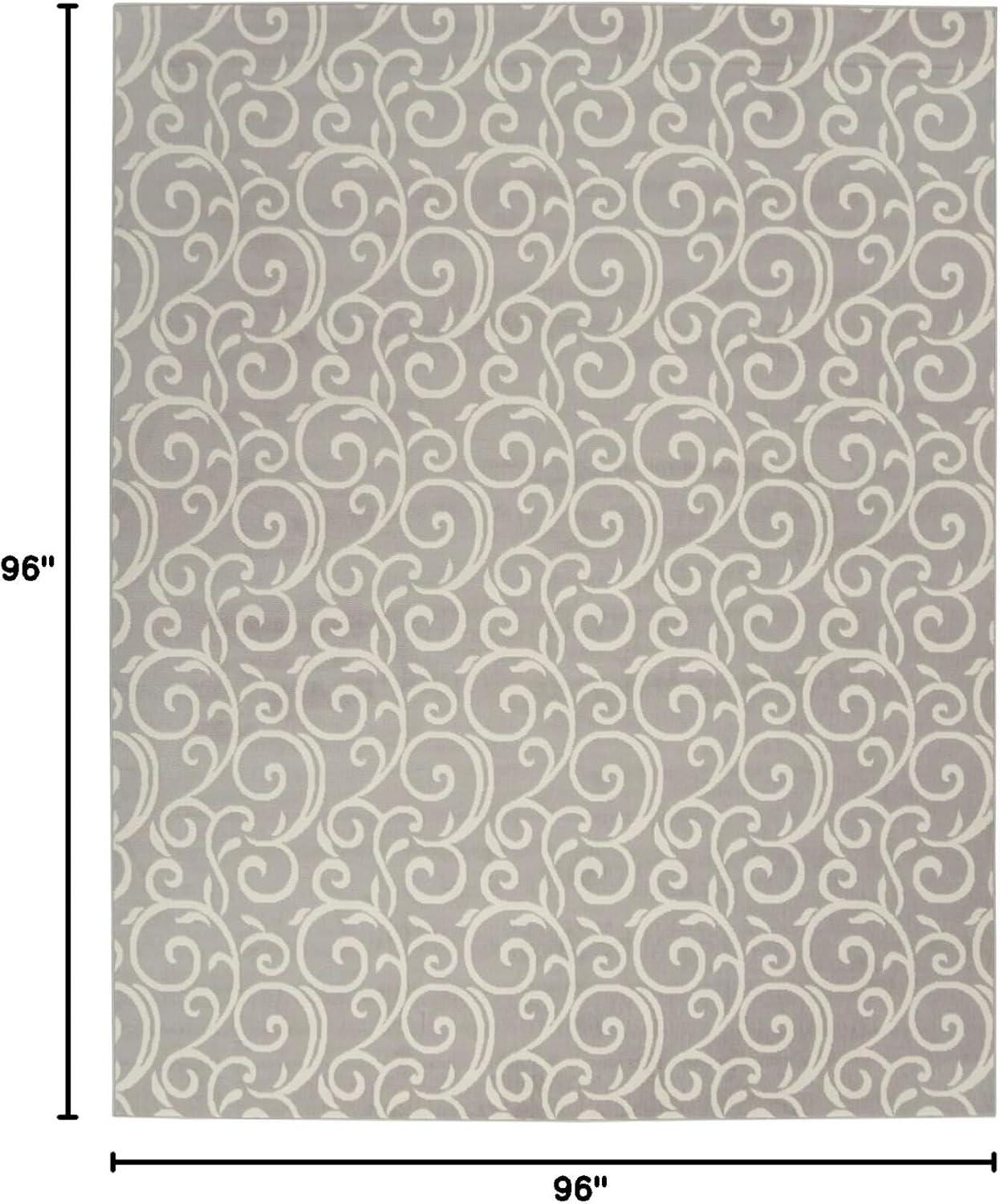 Nourison Grafix GRF19 Indoor Area Rug - Grey 7' x 10'