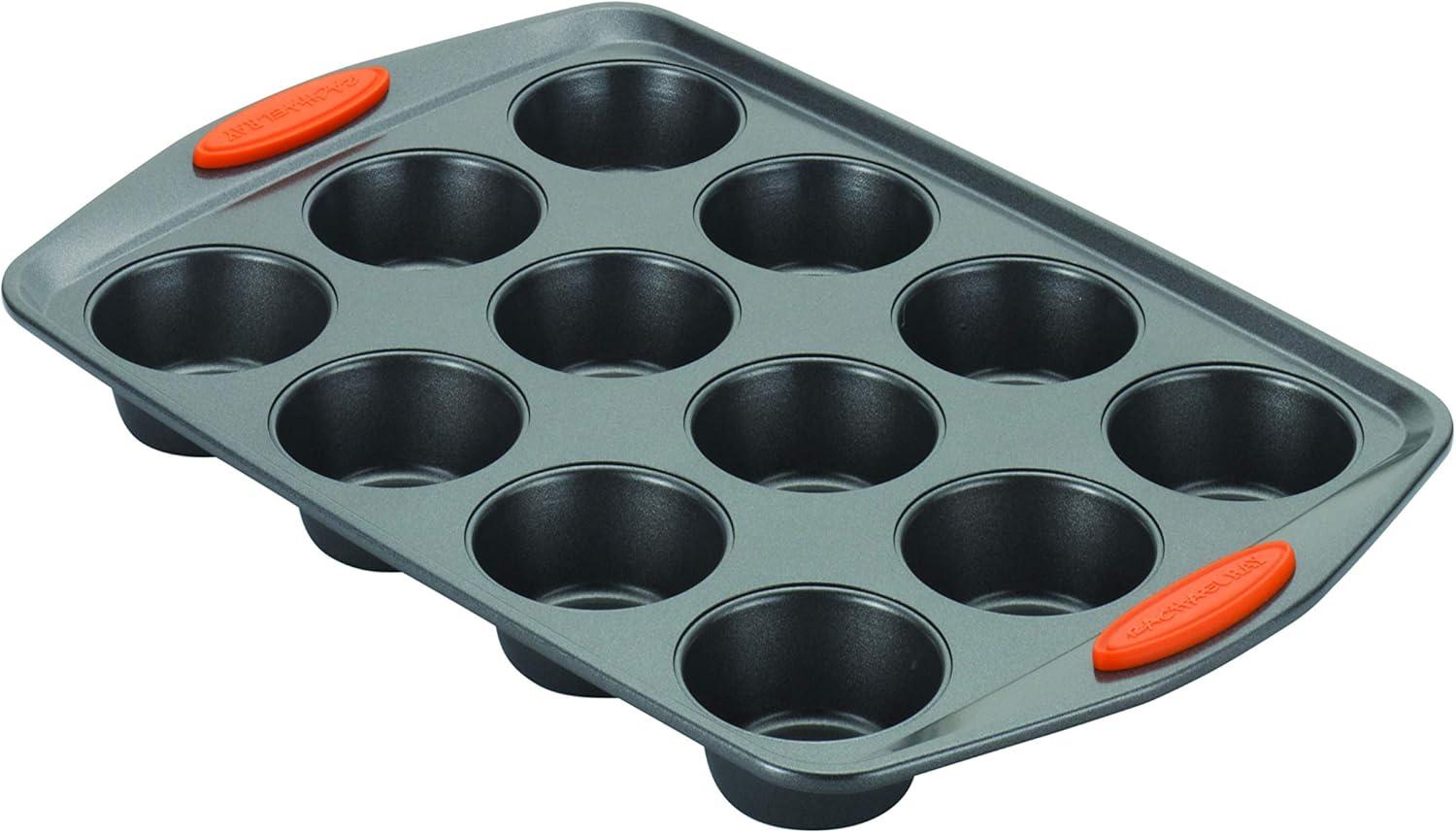 Rachael Ray 12-Cup Non-Stick Yum-O Bakeware Oven Lovin Muffin Pan