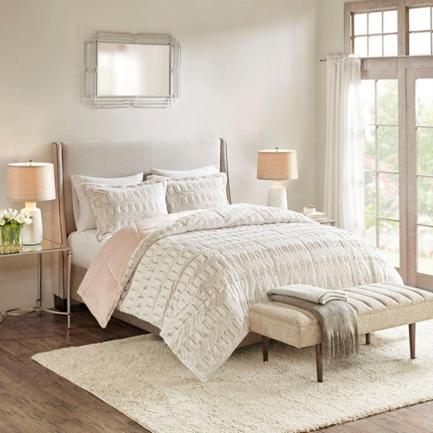 Gia Back Print Long Fur Comforter Mini Set