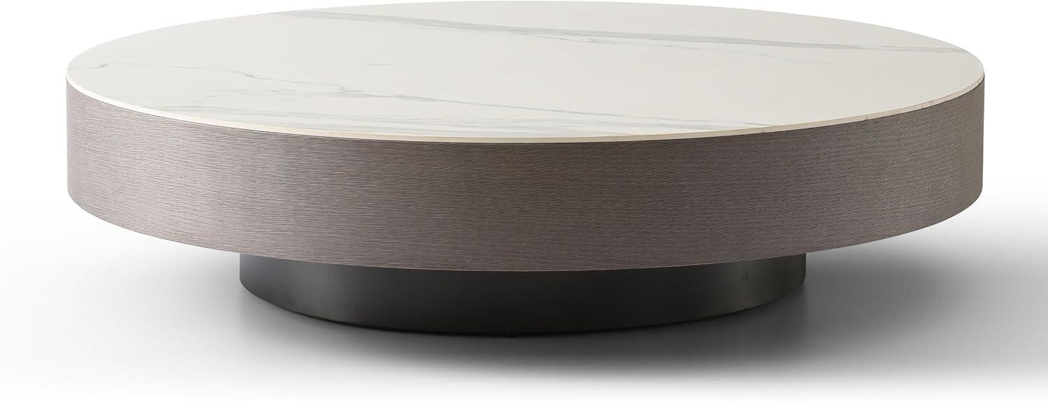 Whiteline Imports Pedestal Coffee Table