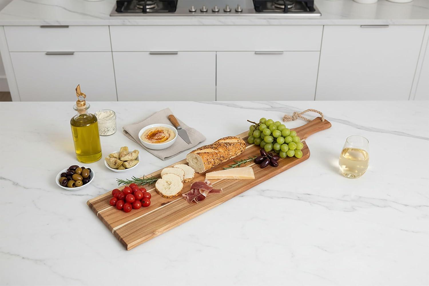 Toscana Artisan 30 Inch Acacia Charcuterie Board