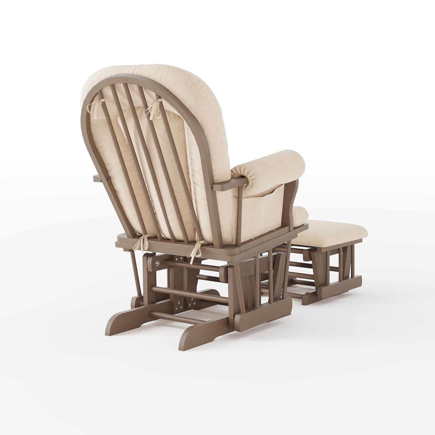 Child Craft Cozy Glider Rocker and Ottoman