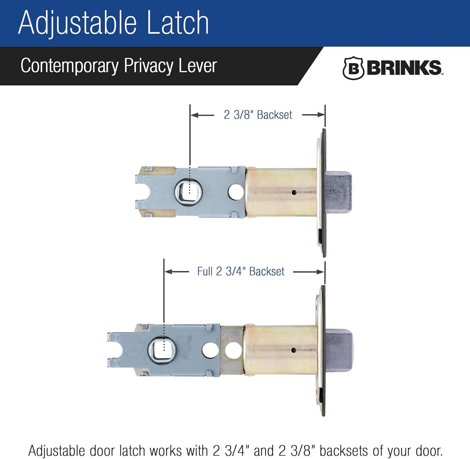 Brinks Mendocino Contemporary Privacy Lever