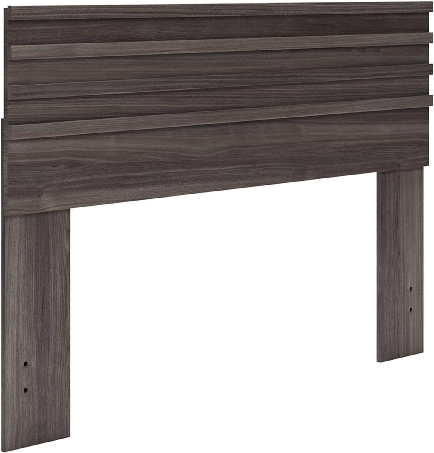 Queen Brymont Panel Headboard Dark Gray - Signature Design by Ashley: Laminated Wood, 50.98" Height, Box Spring Required