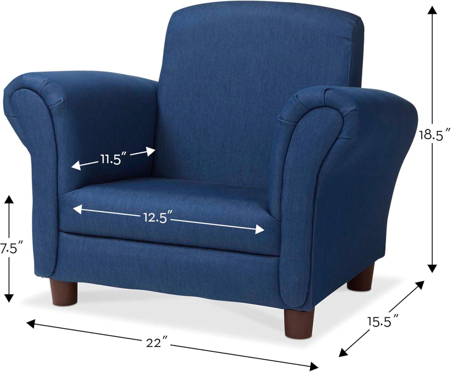 Kids 7.5'' Club Chair Chair and Ottoman