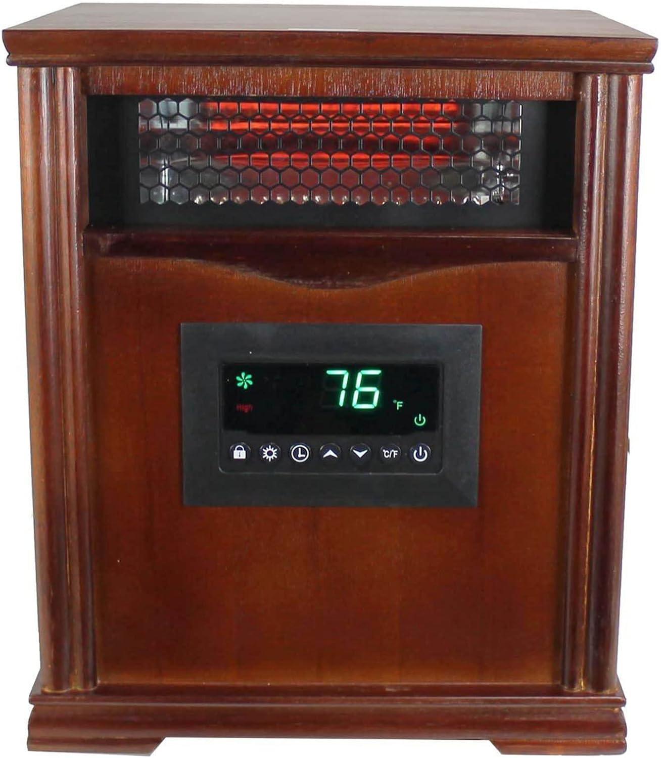 LifeSmart LifePro 4 Element 1500W Electric Infrared Quartz Indoor Space Heater