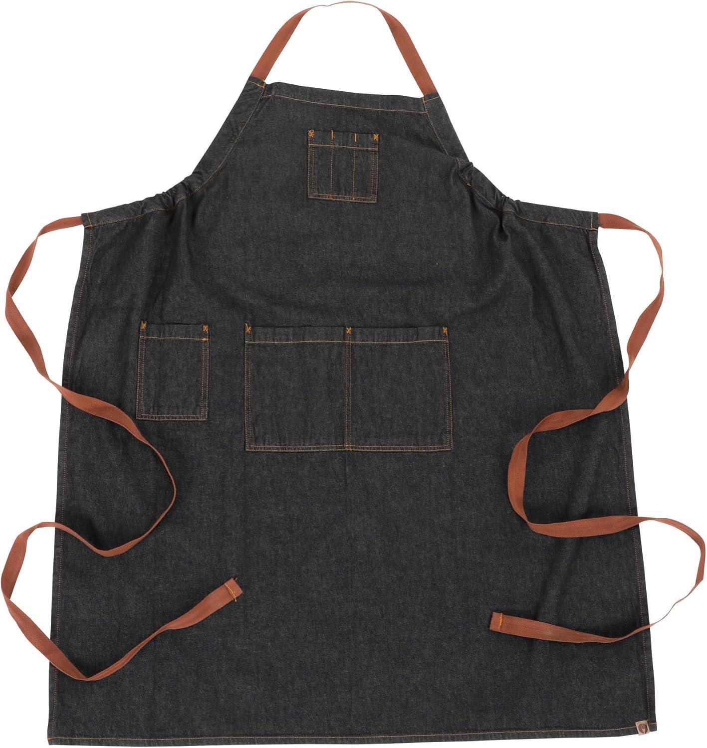 Chef Works Unisex Memphis Chefs Bib Apron (AB036BLK0)