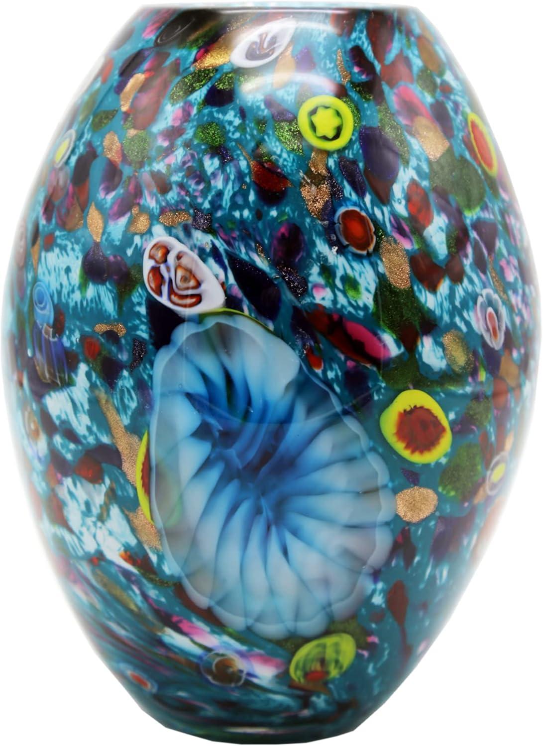 Dale Tiffany Glass Table Vase