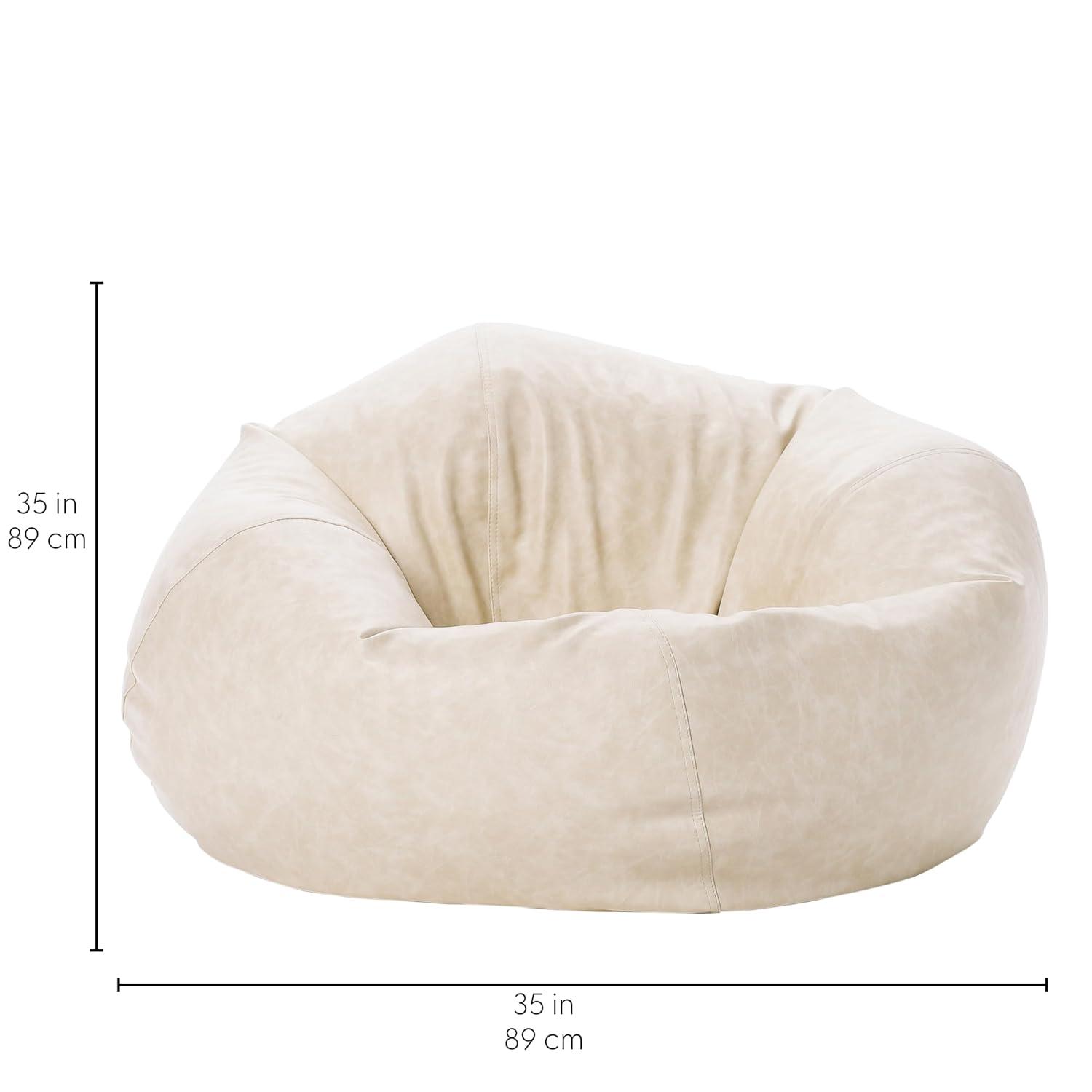 Standard Faux Leather Classic Bean Bag